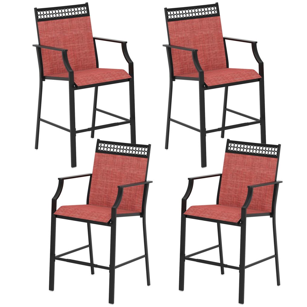 25 Inch Counter Height Stools with Metal Frame