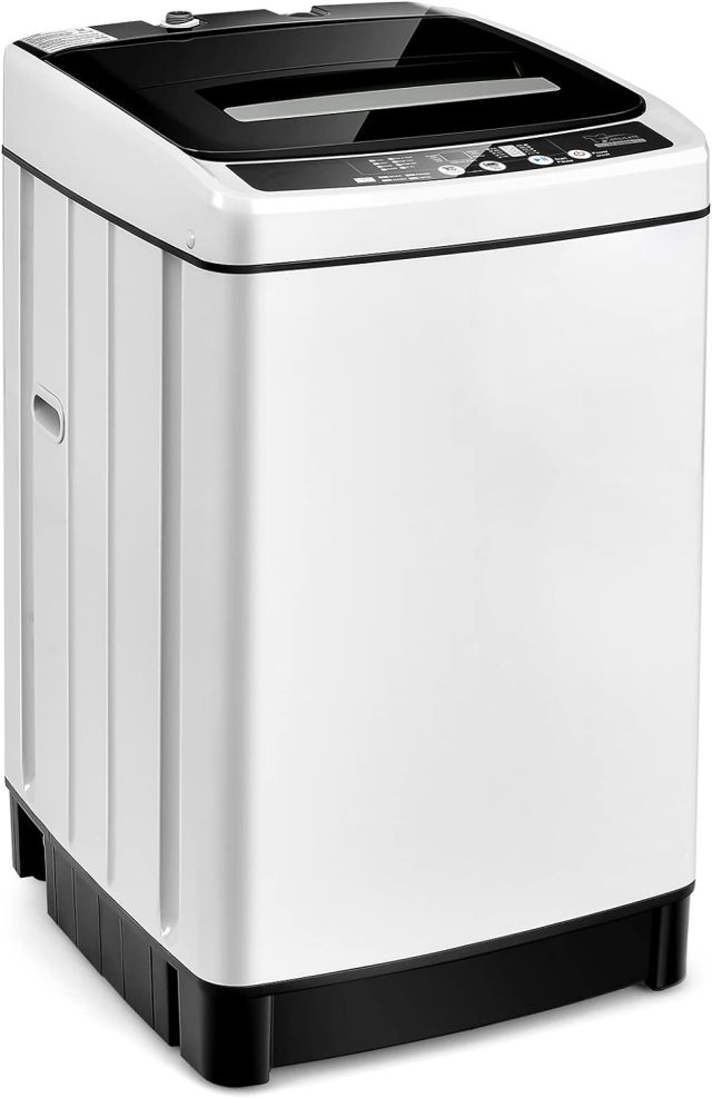 ARLIME 2 in 1 Compact Mini Laundry Machine Full-Automatic Washing Machine, 1.5 Cu.Ft
