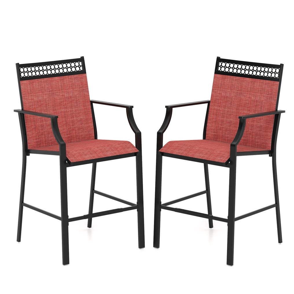 25 Inch Counter Height Stools with Metal Frame