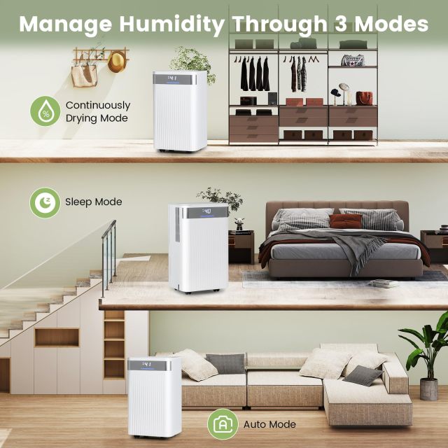 24H Timer 32 Pints Dehumidifier for Home