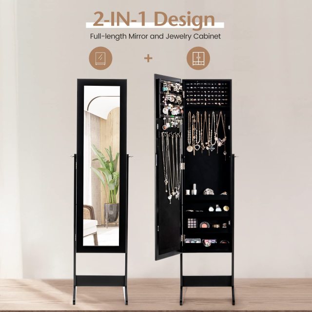 Jewelry Armoire Cabinet Standing Jewelry Cabinet