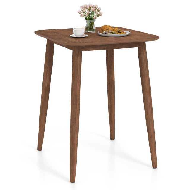 36 Inch Counter Height Dining Table with Sturdy Pedestal Base