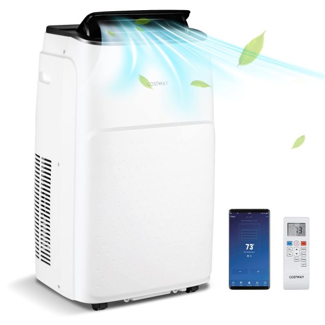 13,000 BTU Portable Air Conditioner, Smart WiFi Enabled AC with App & Voice Control