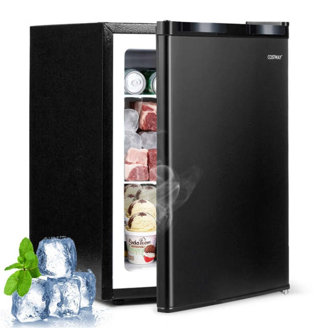 2.1 Cu.Ft Small Freezer w/Reversible Single Door 7 Adjustable Thermostat & Low Noise