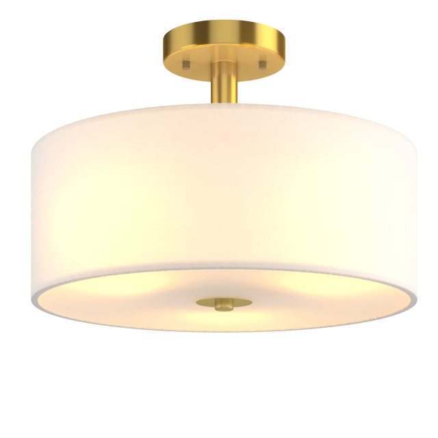 ARLIME Glass Drum Ceiling Light