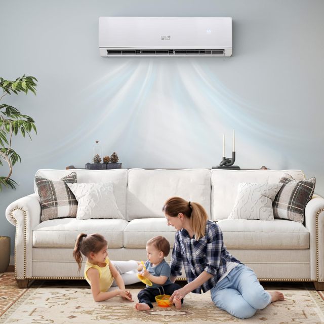 24000 BTU Mini Split Air Conditioner & Heater | WiFi Enabled 25 SEER2 208-230V Ductless Inverter AC Unit