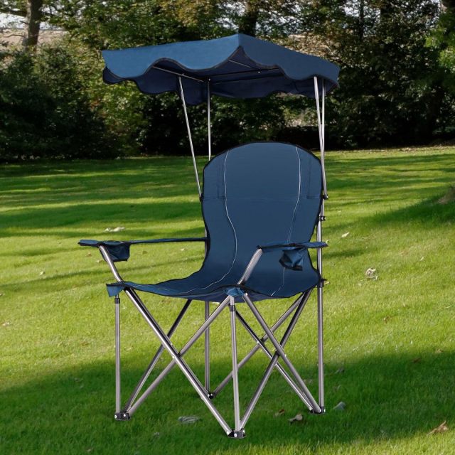 Portable Camping Chair with Canopy for Travel