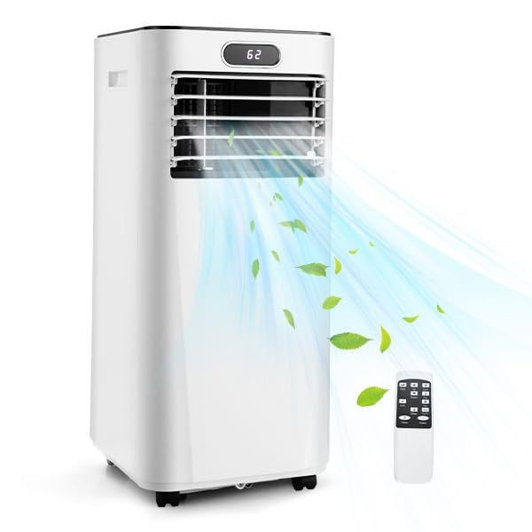 ARLIME Air Conditioner Portable, 10000 BTU Cools up to 350 sq. ft, Portable AC Unit with Fan & Dehumidifier