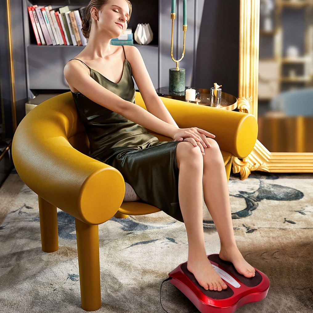 Shiatsu Foot Spa Massager with Infrared Heating & 18 Massage Nodes