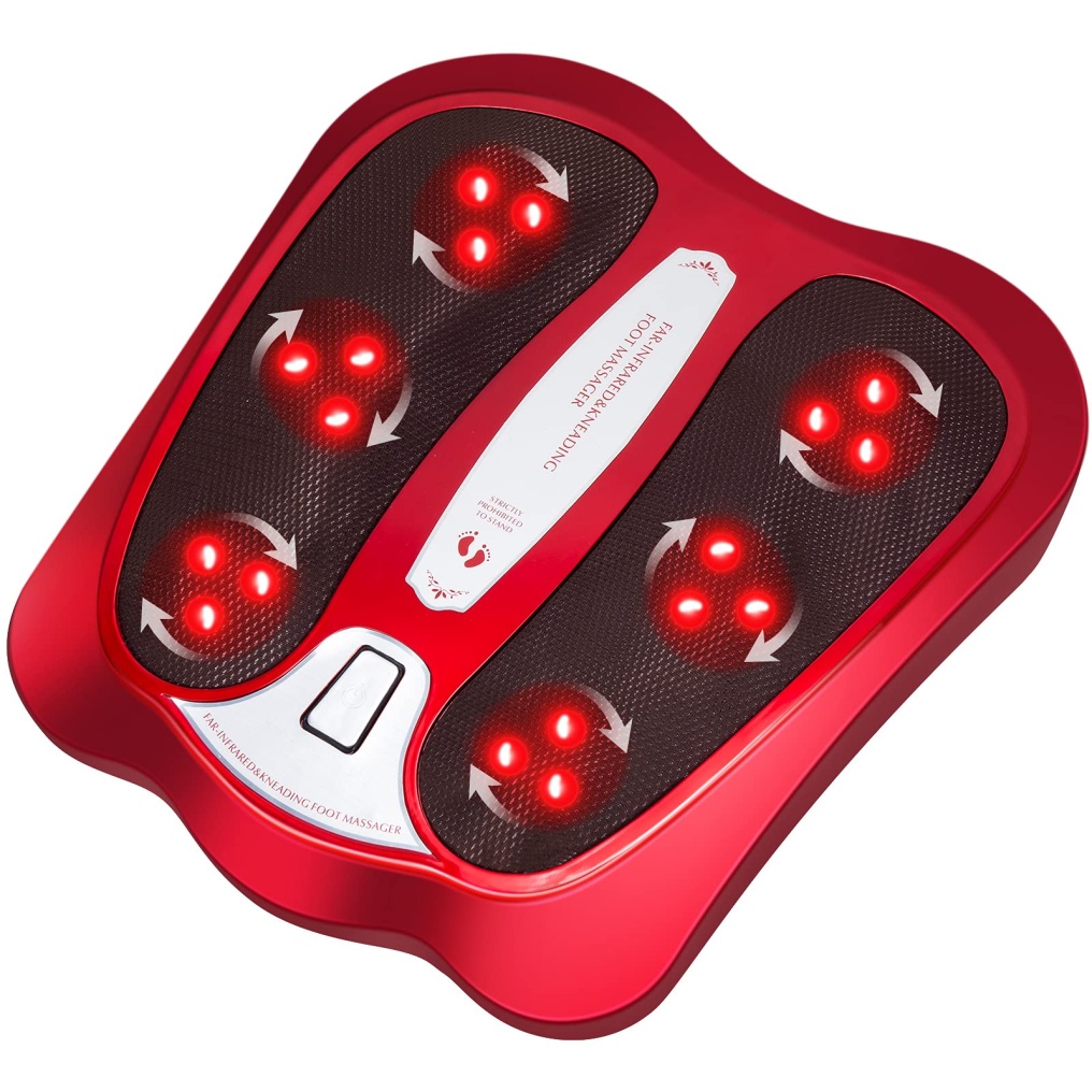 Shiatsu Foot Spa Massager with Infrared Heating & 18 Massage Nodes