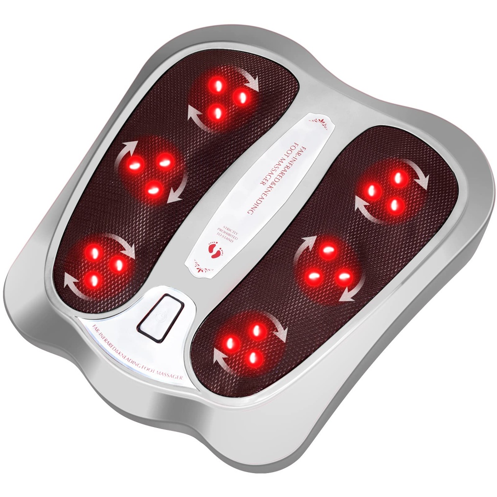 Shiatsu Foot Spa Massager with Infrared Heating & 18 Massage Nodes