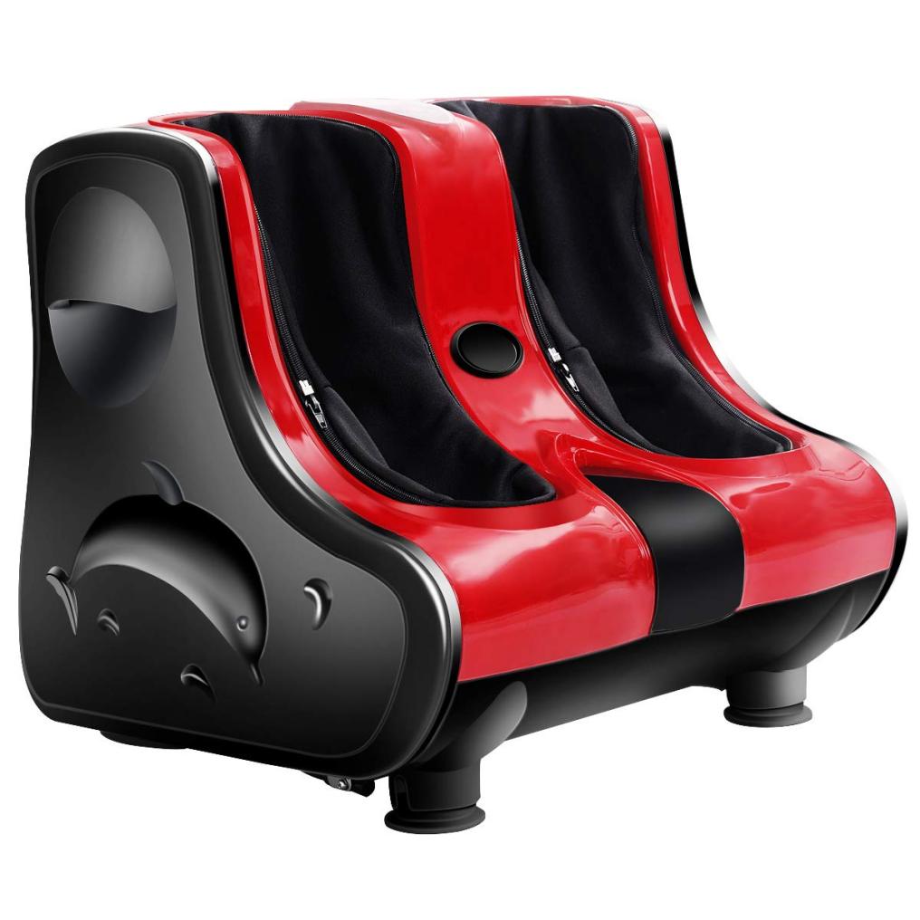 Electric Leg Calf Foot Massager Machine w/ Heat for Tired Feet