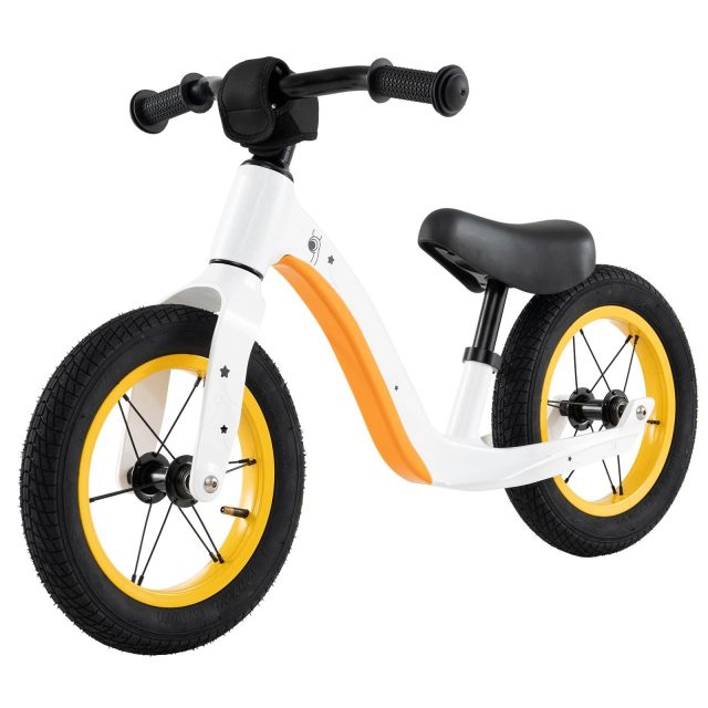 12-Inch Balance Bike, Magnesium Alloy Frame Toddler Bike w/Adjustable Seat