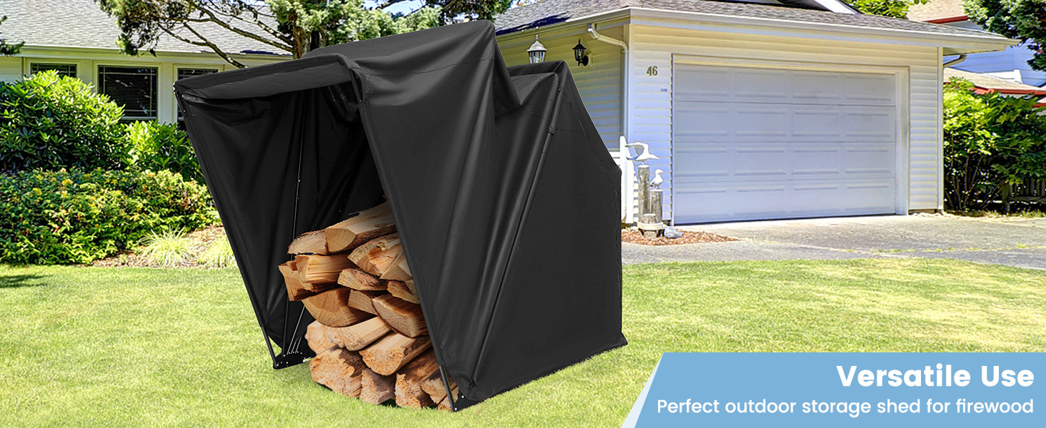 Outdoor Motorcycle Shelter Waterproof Motorbike Storage Tent with Cover