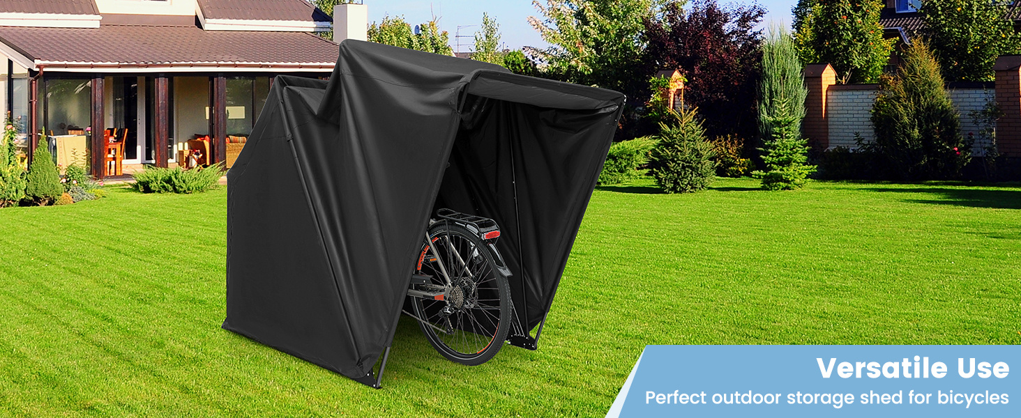 Outdoor Motorcycle Shelter Waterproof Motorbike Storage Tent with Cover