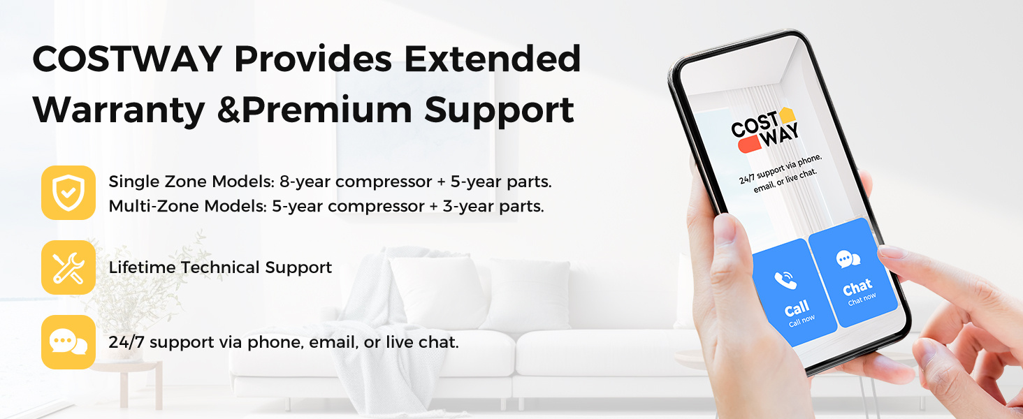 Energy Star Certified 12000 BTU 24 SEER2 115V Ductless Mini Split Air Conditioner and Heater WiFi Enabled