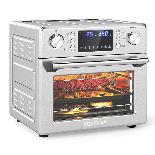 Stainless Steel Countertop Convection Oven with Bake