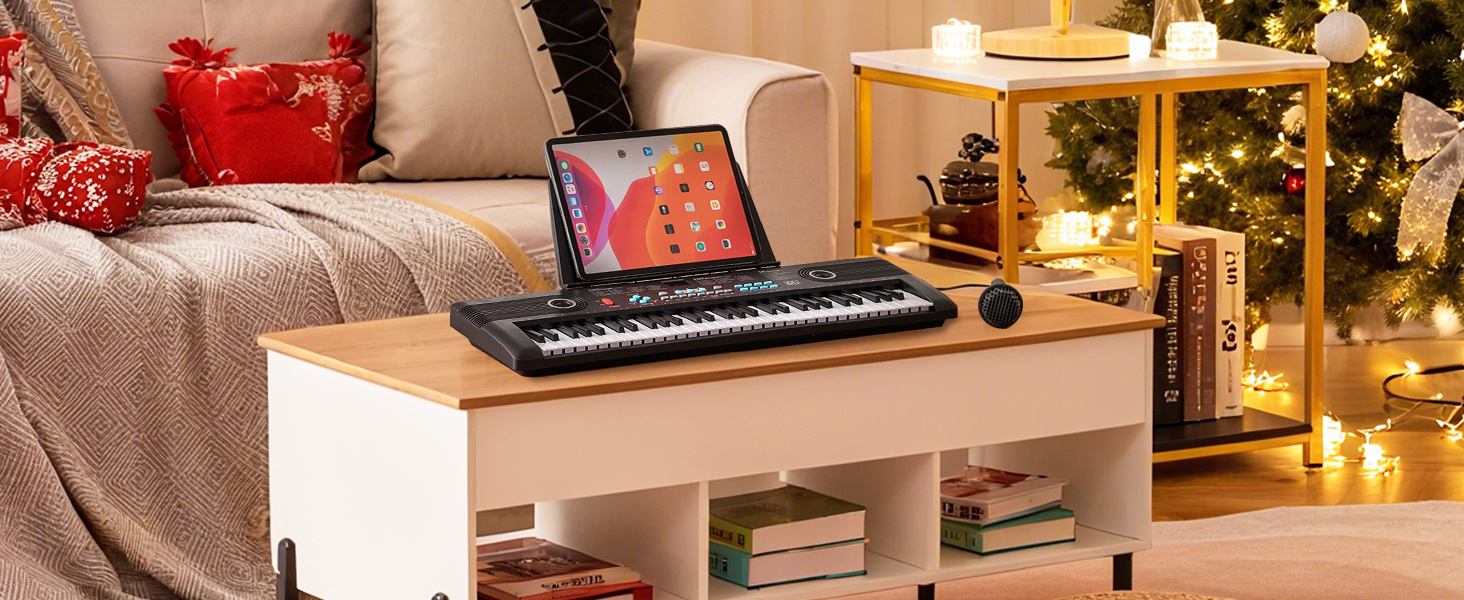 61 Key Electric Portable Digital Keyboard Piano for Beginner