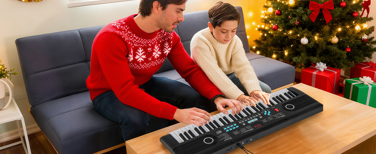 61 Key Electric Portable Digital Keyboard Piano for Beginner