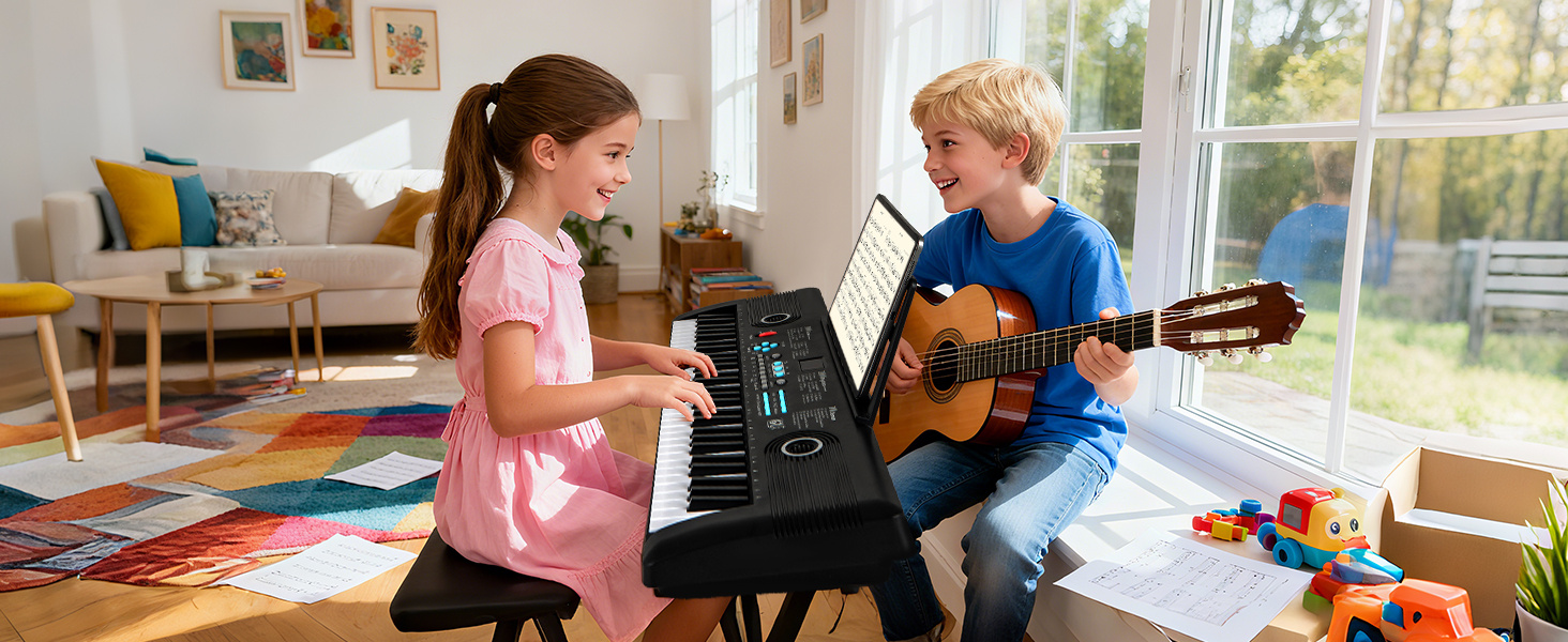 61 Key Electric Portable Digital Keyboard Piano for Beginner