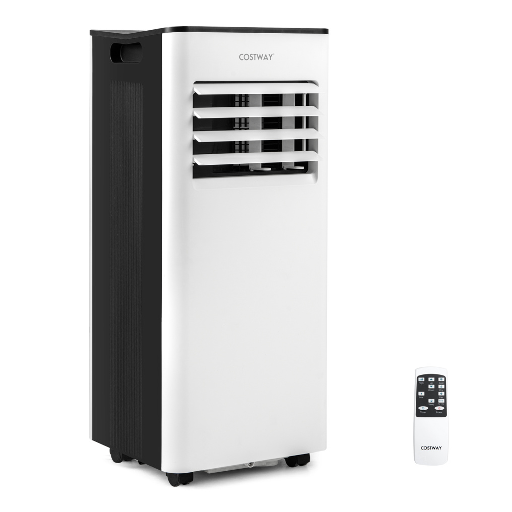 8000 BTU Portable Air Conditioner with Fan and Dehumidifier and LED Display