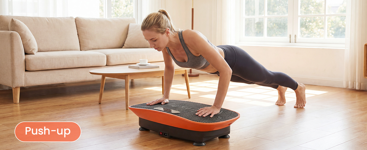 Vibration Plate Exercise Machine for Lymphatic Drainage and Weight Loss with 10 Speed Intensities